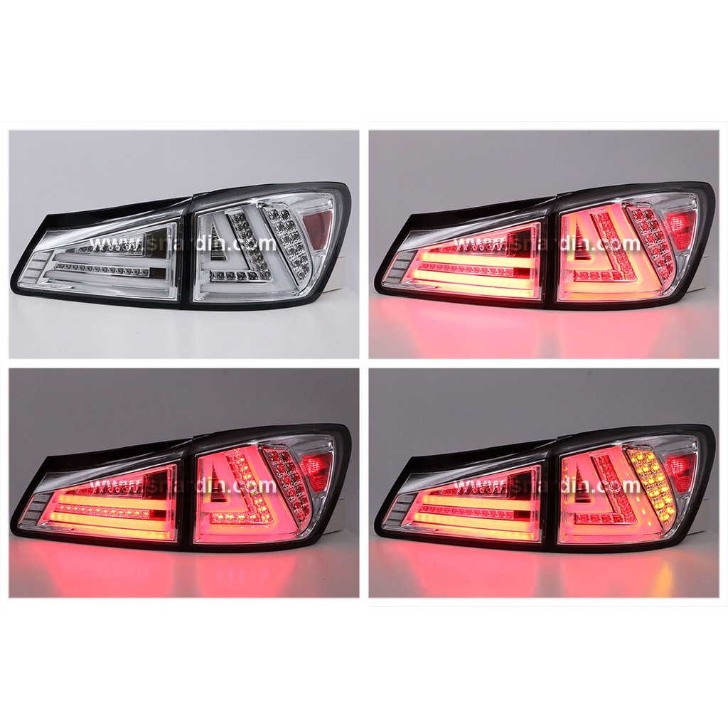 ไฟท้าย LED บาร์ไฟ Lexus IS250 06-09 [ 1 คู่ซ้ายและขวา ]