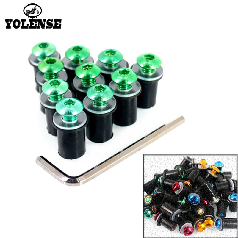 สําหรับ Kawasaki Z650 Z750 Z800 Z900 Z1000 Z1000SX Z900RS รถจักรยานยนต์สลักเกลียวกระจกสกรู Nut Faste