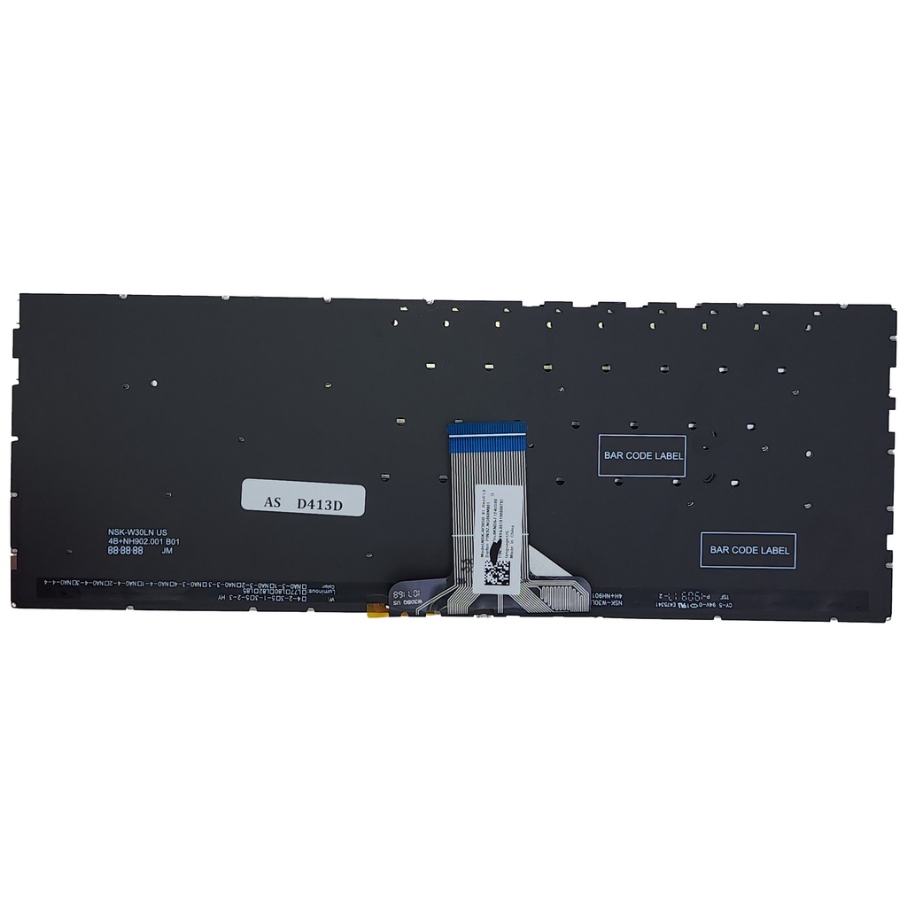 Keyboard Notebook คีย์บอร์ด เอซุส Asus E410M M433 S433 S433E S433EA S433EQ S433F S433FA S433FL 433JA V4050F X421 - รูปที่ 2