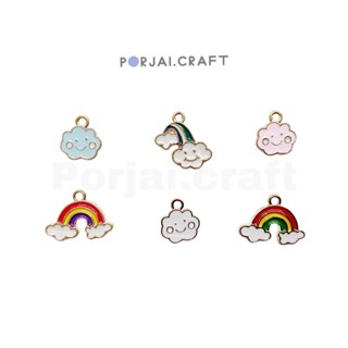 จี้สายรุ้งก้อนเมฆ Rainbow cloud pendants