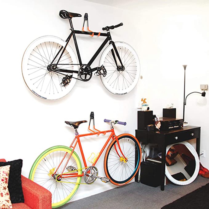 Heavyduty Bike Wall Hanger ชั้นเก็บของจักรยาน (พร้อมอุปกรณ์เสริมสกรู)