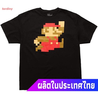 ธรรมดาสินค้ามาใหม่เสื้อยืดยอดนิยม Nintendo Super Mario Bros 8-Bit Pixel Sprite T-Shirt Sports T-shirt