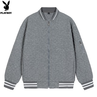 PLAYBOY Hoodie Cardigan Jacket Loose Blazer Baseball Uniform