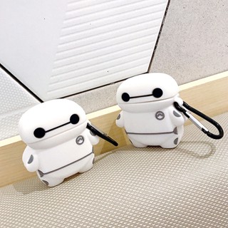 เคสหูฟังบลูทูธไร้สาย ซิลิโคนนิ่ม ลาย Big Hero Baymax สําหรับ Apple Airpods Pro 2 Case 3 1