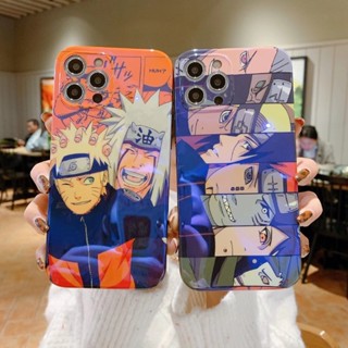 เคสโทรศัพท์มือถือ ลายการ์ตูนนารูโตะ Jiraiya Akatsuki สําหรับ IPhone 7 8 14 Plus 11 12 13 14 Pro X XR XS Max 14 Pro Max