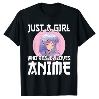 เสื้อครอปสายฝอ อะนิเมะสาว Merch Otaku ของขวัญเพียงสาวที่รักอะนิเมะเสื้อยืดสไตล์ฮาราจูกุญี่ปุ่นการ์ตูนเสื้อผ้าสตรีทแวร์ T