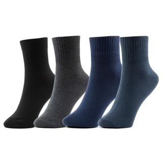 ราคาถุงเท้าทำงาน ถุงเท้าข้อกลาง สีดำ  สีพื้นคู่ละ 9บาท (ลาย Sportลูกค้าเลือกสีได้แต่ทางร้านออนุญาติเลือกลายให้)