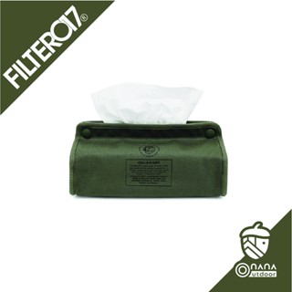 Filter017 Mix Badger Waxed Canvas Tissue Cover ที่ใส่ทิชชู่สำหรับตั้งบนโต๊ะ