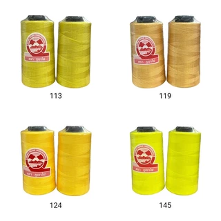[สีเหลือง]ด้ายเย็บผ้า ตราภูเขาไฟ ขนาด 40/2 ความยาว 3100 เมตร
