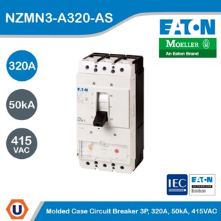 EATON Molded Case Circuit-Breaker (MCCB) 3P, 320A, 50kA ที่ 415VAC รหัส NZMN3-A320-AS สั่งซื้อได้ที่ร้าน Ucanbuys