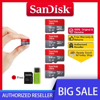 Sandisk การ์ดหน่วยความจํา 32GB Micro SD สําหรับกล้องวงจรปิด อุปกรณ์มือถือ การ์ด TF SDHC UHS-I Class 10 A1