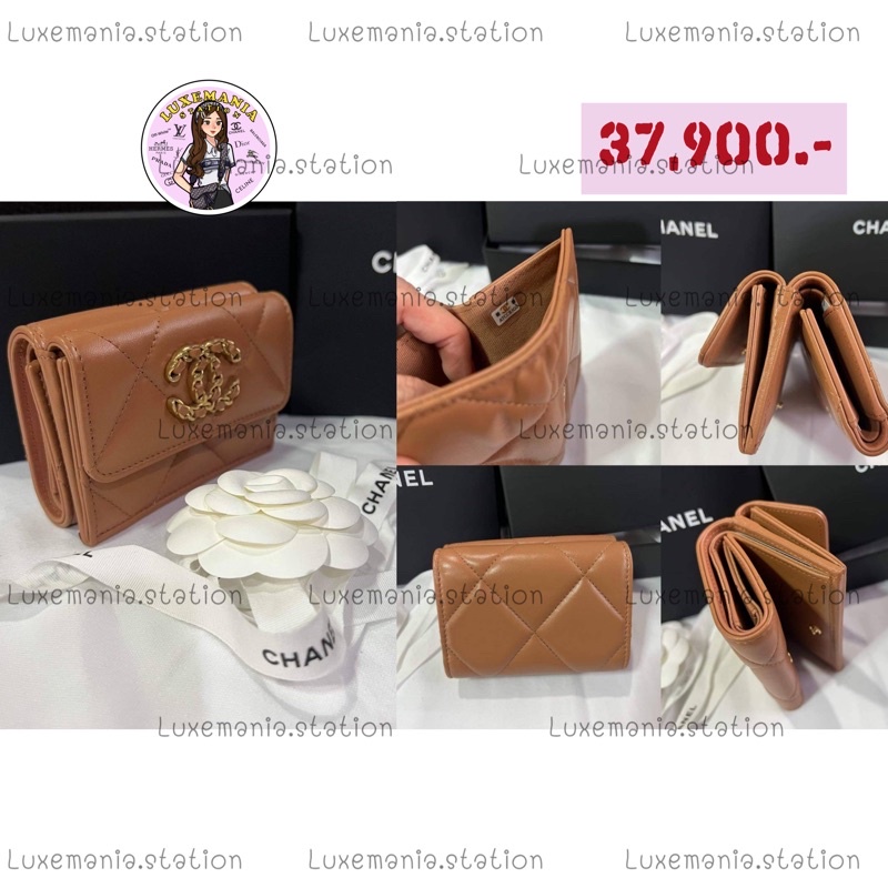 👜: New!! Chanel 19 Small Flap Wallet‼️ก่อนกดสั่งรบกวนทักมาเช็คสต๊อคก่อนนะคะ‼️