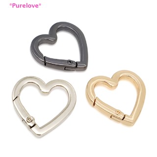 Purelove&gt; พวงกุญแจ รูปหัวใจ สปริงโอริง สําหรับเชื่อมต่อกระเป๋าถือ