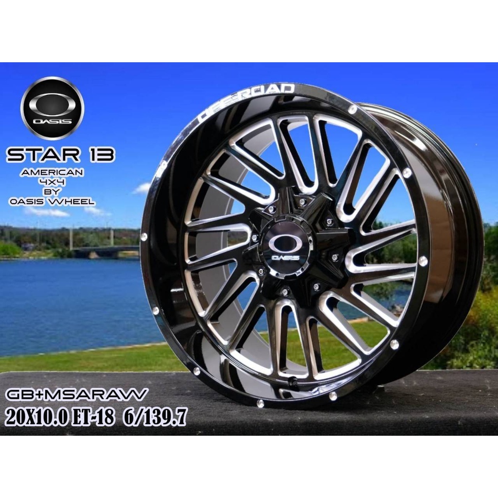 ล้อแม็ก ออฟโรด ขอบ 20 ยี้ห้อ OASIS ET -18. -  -24  สวยสปอร์ต ออฟโรด ดุดัน สายพันธ์ เมกา รับประกัน 5 
