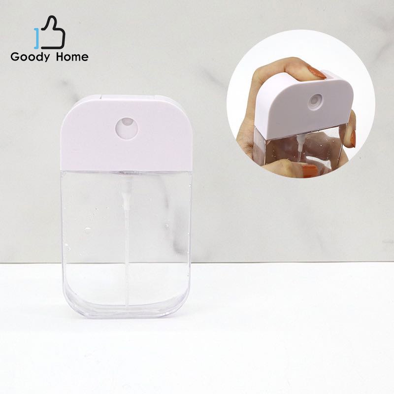 Goody Home จำหน่ายแยก(1)ตลับสเปรย์เปล่าพกพาแบบกดพ่น ใส่น้ำยาแอลกอฮอล์ น้ำหอม (2)กรวยพลาสติกปลายเล็กสำหรับกรอกของเหลว