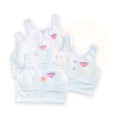 Wanjai 93 เสื้อกล้ามบังทรงเด็ก มีฟองบางซับใน ไซส์ L-XL