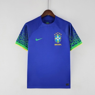 เสื้อบอล ทีมชาติบราซิล 2022/2023 เยือน สีน้ำเงิน คุณภาพAAA