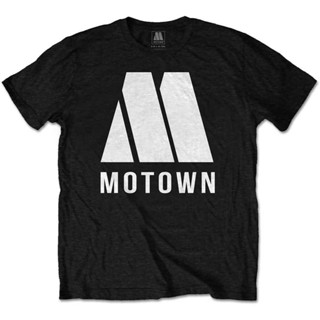 T-shirt  เสื้อยืด พิมพ์ลายโลโก้ Motown Unisex: MS-5XL