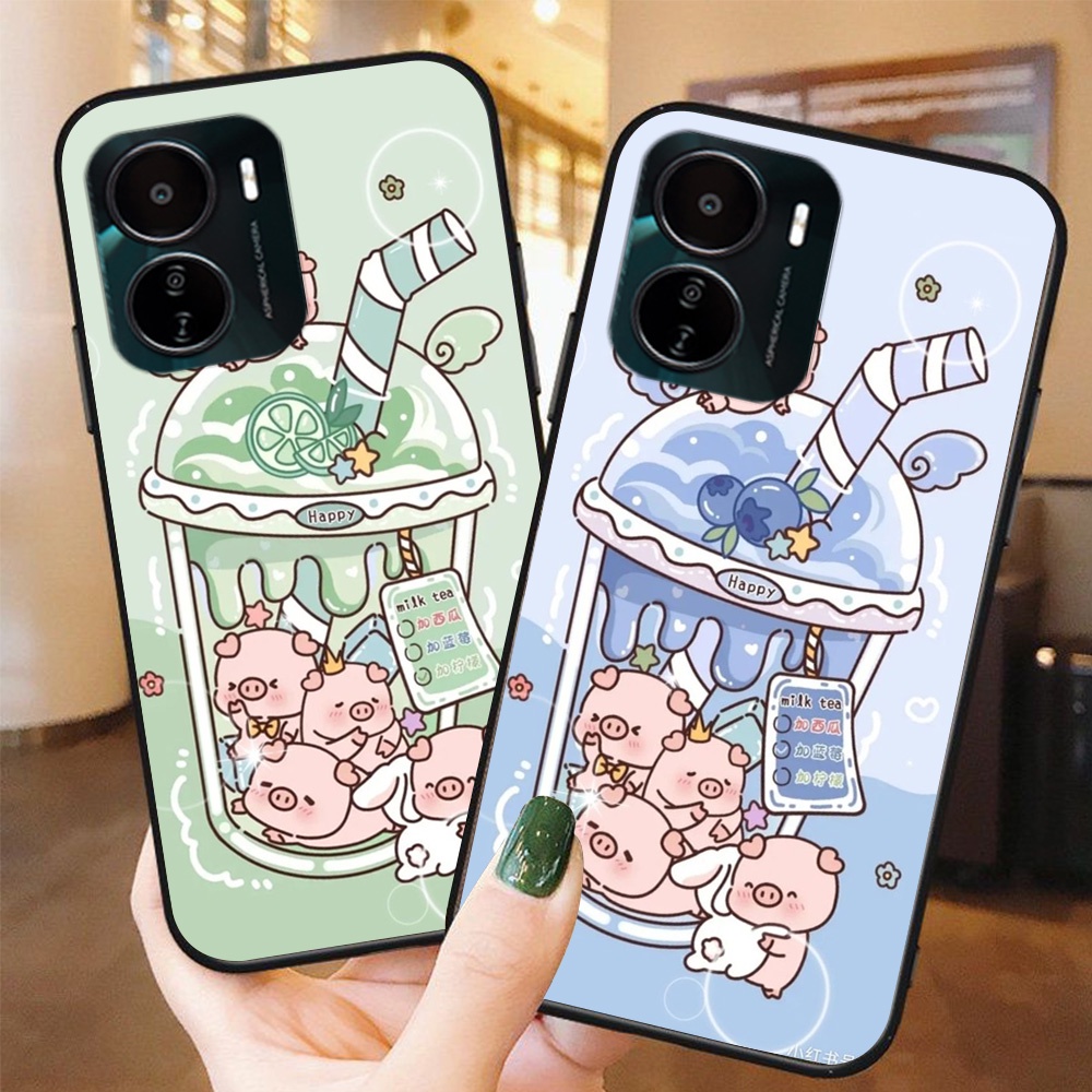ชานมสไตล์วัยรุ่น vivo y16 / vivo y15s / vivo y15a เคสโทรศัพท์