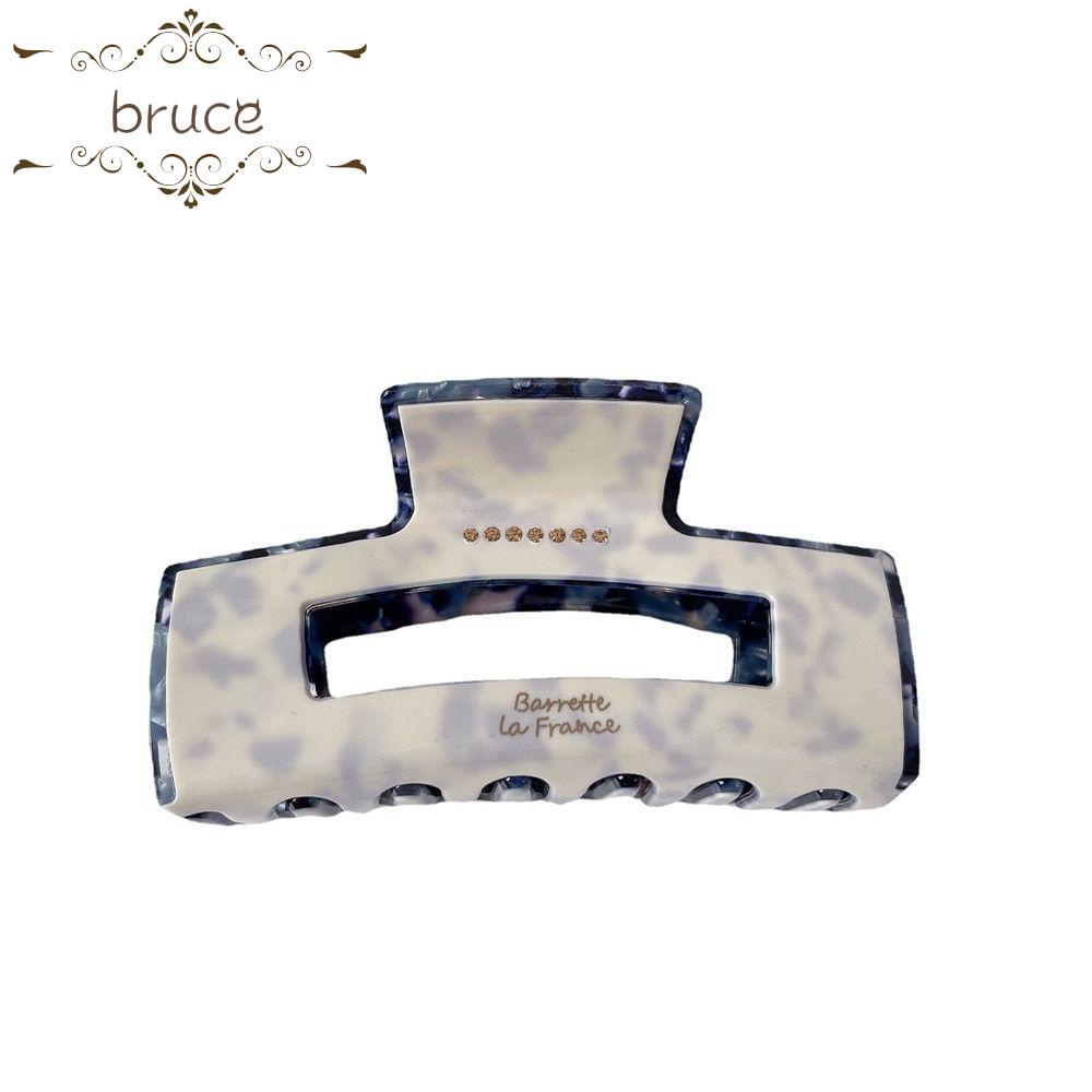 Bruce กิ๊บติดผม ทรงสี่เหลี่ยม ลายตัวอักษร เรขาคณิต กลวง สร้างสรรค์ หวานแหวว เครื่องประดับผม สําหรับผู้หญิง