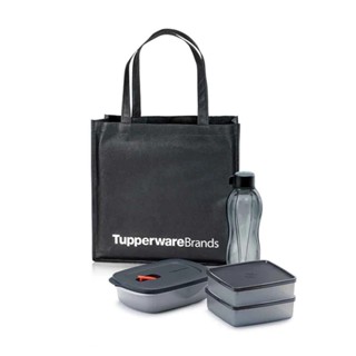 Tupperware รุ่น Executive Eco Set เซ็ทกล่องอาหาร ขวดน้ำ และกระเป๋าสุดคุ้ม