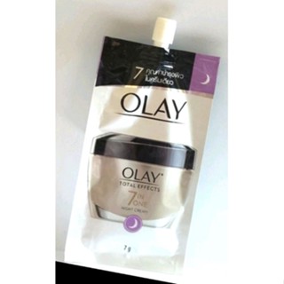 ครีมโอเลย์ซองลดริ้วรอยกลางคืนNight cream-Olay Total Effect 7 in 1 - 7 ml.