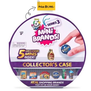 5 Surprise Mini Brands Series 3 Collector Case