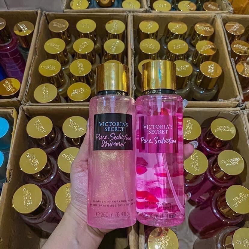 น้ำหอมวิคตอเรียซีเคร็ท Victoria's Secretขนาด 250 ml. Pure Seduction, Pure Seduction Shimmer