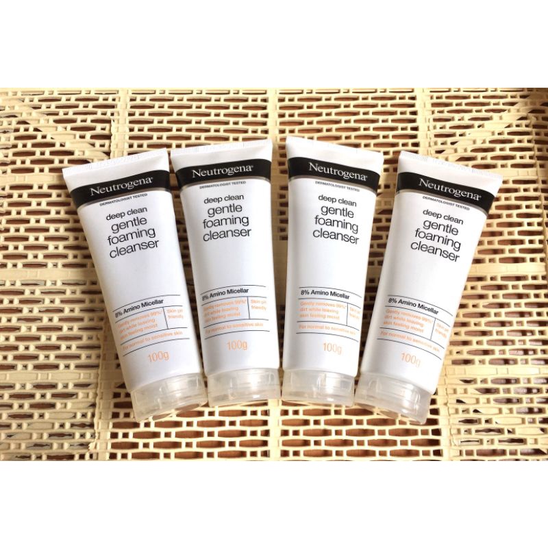 Neutrogena deep clean gentle foaming cleaner 100g