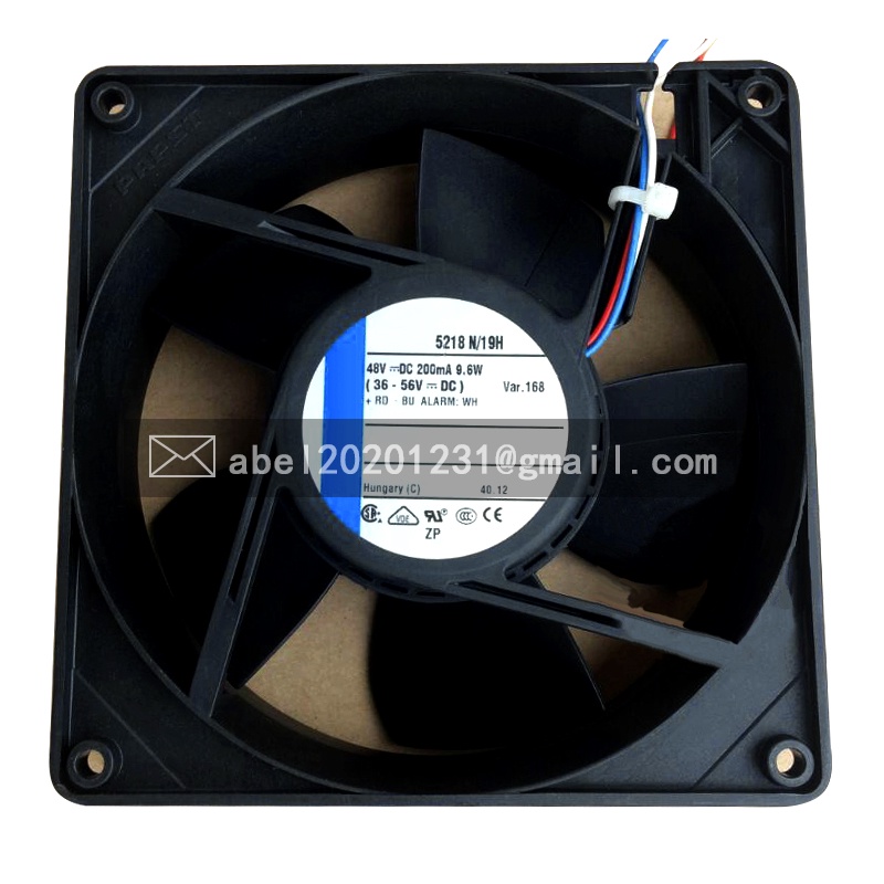 YY ยี่ห้อใหม่ 5218N/19H 5218 N/19H 48VDC COOLING FAN 12738 127*127*38MM
