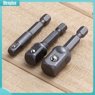 md 3 ชิ้นซ็อกเก็ตอะแดปเตอร์สว่าน 1/4 3/8 1/2 นิ้ว impact driver tool