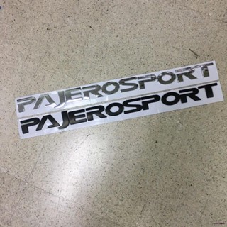 ✶♗✑โลโก้ Pajerosport ตัวอักษร ติดฝากระโปรงหน้า Mitsubishiจัดส่งจากกรุงเทพ