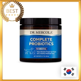 [Dr. Mercola] Bark &amp; Whiskers Complete Probiotics Lactobacillus Powder 90g ผงแลคโตบาซิลลัส 90 กรัม สําหรับสัตว์เลี้ยง สุนัข แมว