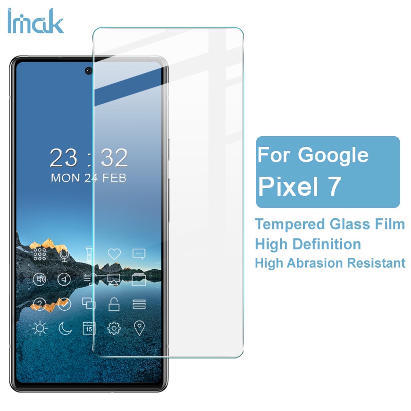 Imak Google PIxel 7 9H กระจกนิรภัยป้องกันการระเบิด Pixel7 ฟิล์มกันรอยหน้าจอ บางพิเศษ