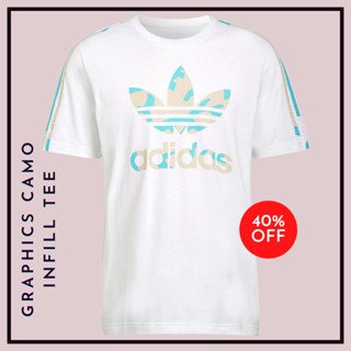 เสื้อยืด ADIDAS logo Trefoil ลายพราง แท้ 100% หิ้วเองจาก Shop