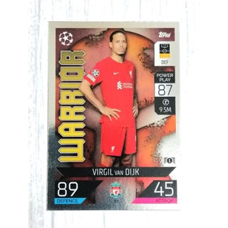 การ์ดฟุตบอล Match Attax 2022/23 (WARRIOR)