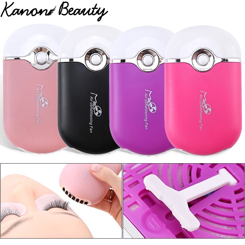 Usb Mini Fan Lash เครื่องปรับอากาศ Blower Quick Dryer Eyelash กาวแฟนสําหรับ Eyelashes Extension ยาทาเล็บ Quick-Drying เครื่องมือ