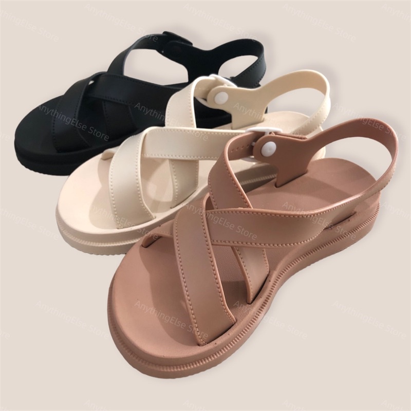 ✨พร้อมส่ง✨รองเท้าแตะรัดส้นยางนิ่มสายสาน_Key