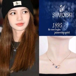 (พร้อมส่ง)*New*SWAROVSKI Symbolic pendant Evil eye,