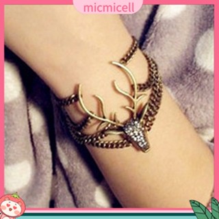 (micmicell) women  s สร้อยข้อมือกำไลข้อมือสไตล์วินเทจ