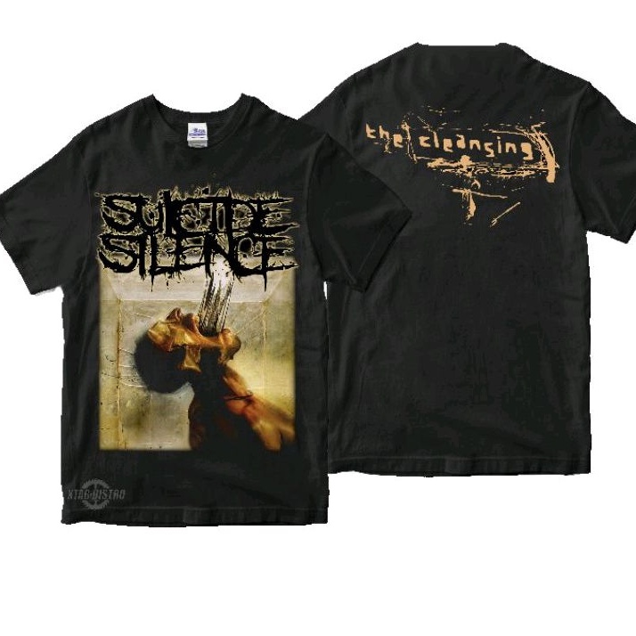 SUICIDE SILENCE เสื้อยืดทําความสะอาด Premium tshirt ฆ่าตัวตาย Silence deathcore band เสื้อยืด lorna shore bmth