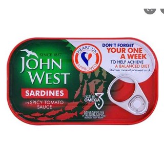 Sardines in spicy tomato sauce 120g - John West