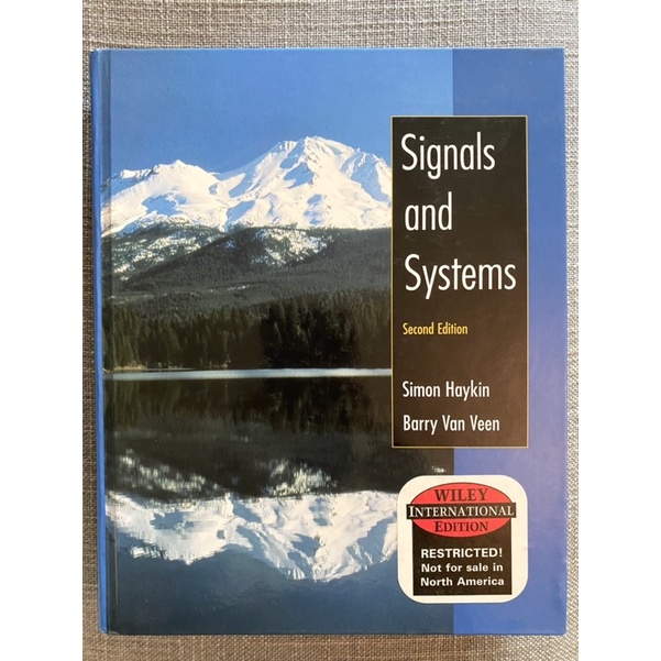 [หนังสือมือสอง textbook Engineer สภาพเหมือนใหม่] Signal and Systems (Second Edition) - Simon Haykin, Barry Van Veen