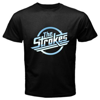 เสื้อยืดผู้ Lmytx2 เสื้อยืดผ้าฝ้าย พิมพ์ลายคลื่นวงร็อค The Strokes โอเวอร์ไซซ์ สไตล์พังก์ร็อค โอเวอร์ไซซ์ สําหรับผู้ชาย