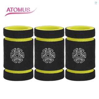 [F&amp;H] Atomus ฝาครอบด้ามจับเครื่องสัก โฟม กันลื่น สําหรับสัก 21 มม. ถึง 23 มม. 3 ชิ้น