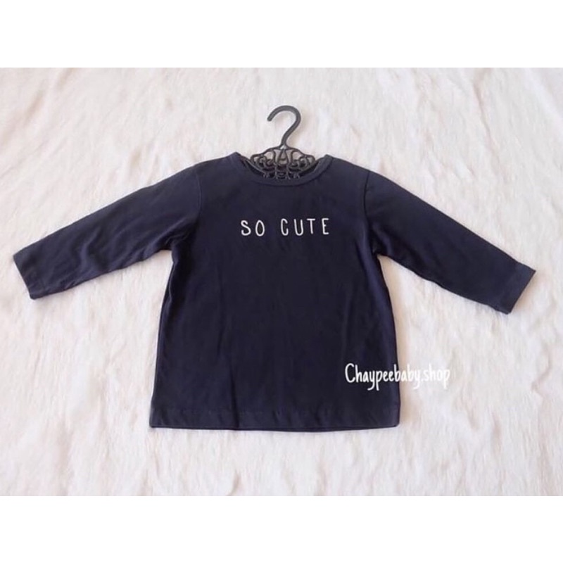 KIABI เสื้อแขนยาว เสื้อยืด แฟชั่นเด็กผู้หญิง