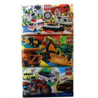 tomica pocket tissue ทิชชู่พกพา ละลายน้ำ ทิ้งลงโถส้วมได้ (มี6แพ็คในห่อ)