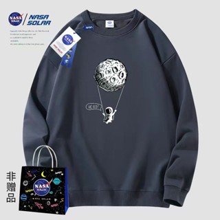 เสื้อกันหนาว พิมพ์ลายการ์ตูน NASA SOLAR Co branded แฟชั่นฤดูใบไม้ร่วง สําหรับผู้ชาย และผู้หญิง 2022