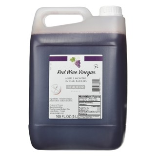 โบฟอร์ เอจ เรดไวน์ วิเนการ์ ในถังไม้โอ๊ค 5 ลิตร - Aged in Oak Barrels Red Wine Vinegar 5 Liter Beaufor brand