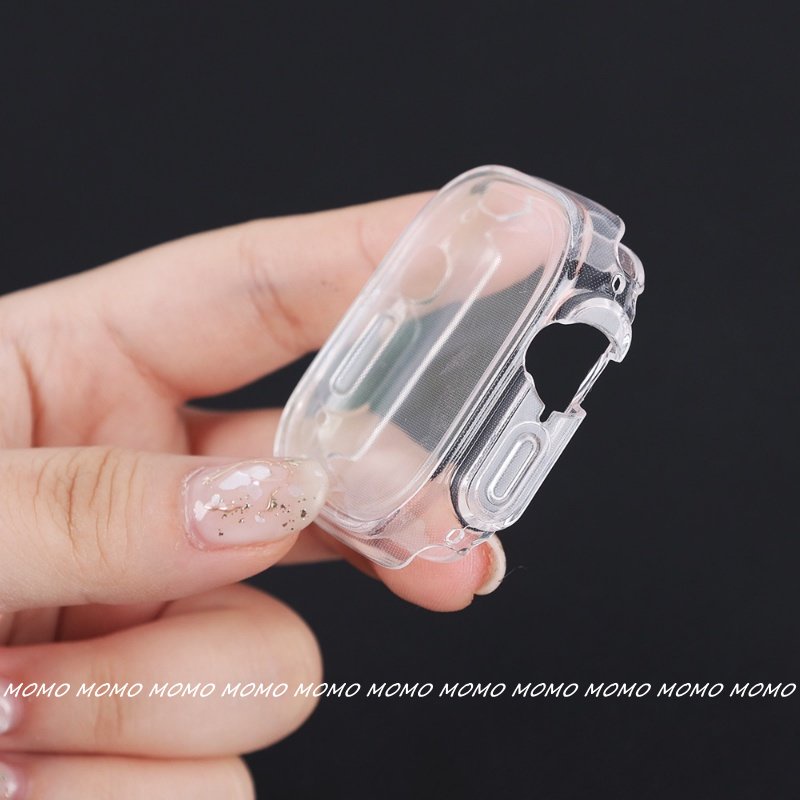 เคสนาฬิกา iWatch แบบใส สําหรับ iWatch Ultra 49 มม. สําหรับ iWatch Series 8 7 6 พร้อมตัวป้องกันหน้าจอ